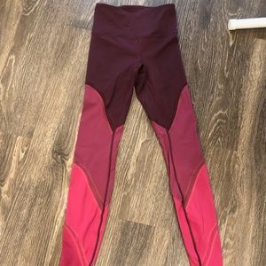 Lululemon multicolor leggings with mesh detail 2